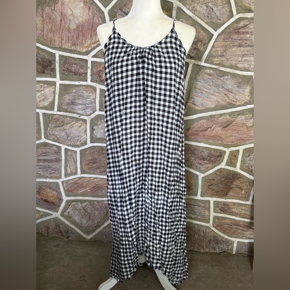 CJLA  Black and White Checkered Dress